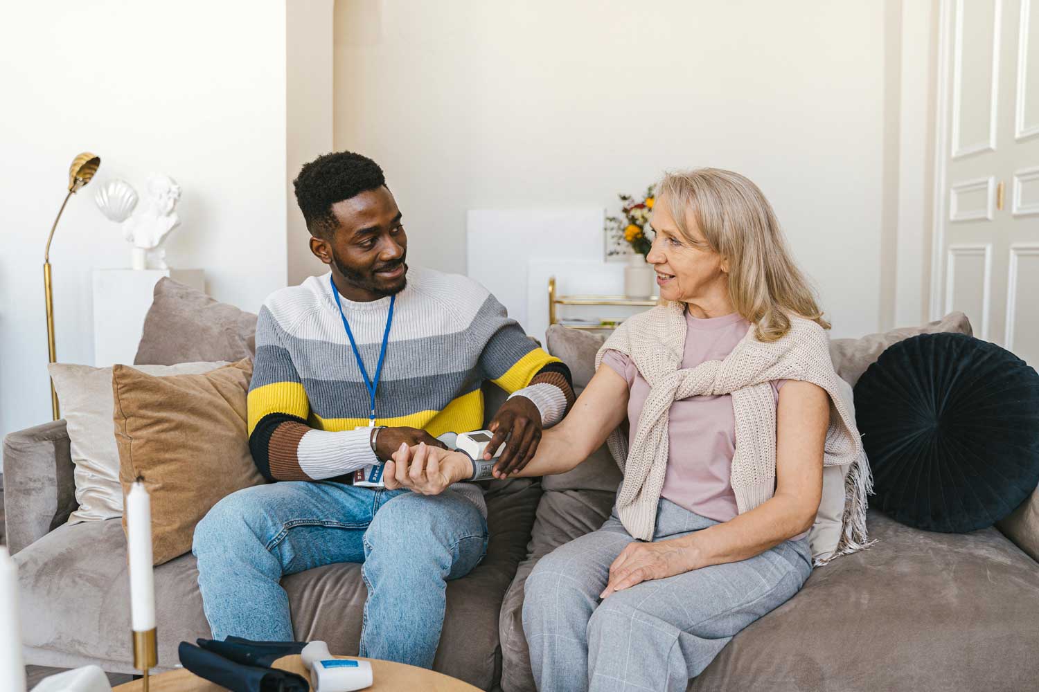 Support during recovery at home