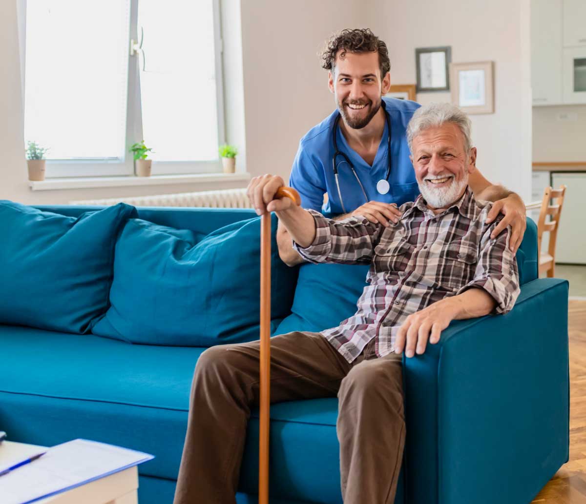 One-to-one domiciliary care support at home